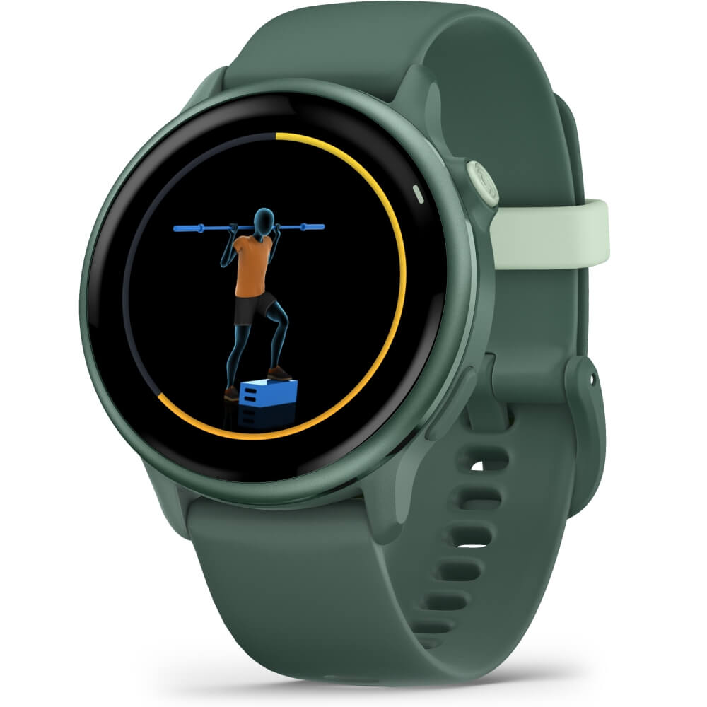 Garmin vivoactive 6 Jaspisgrün Metallic Schnellwechsel-Silikon-Armband 20mm bei CardioZone günstig online kaufen