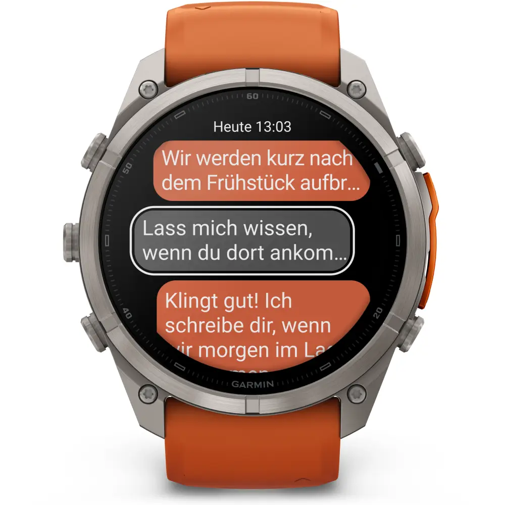 Garmin fenix 9 Pro inReach 51 mm Titan Autumn Orange/Spark Orange