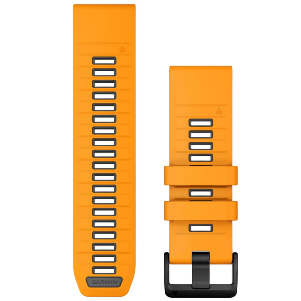 Garmin Quickfit Silikon Armband 26mm Spark-Orange-Graphit fenix 8 51mm u.a. bei CardioZone günstig online kaufen