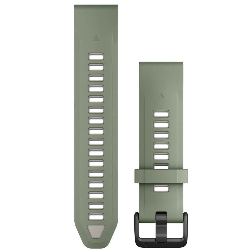 Garmin Quickfit Silikon Armband 20mm Weidengrün-Nebelgrau fenix 8 43mm u.a. bei CardioZone günstig online kaufen