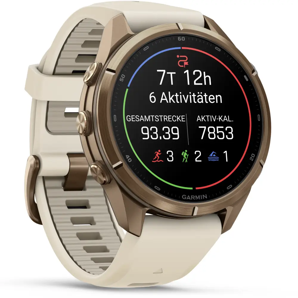 Garmin fenix 9 Pro inReach 43 mm Autumn Gold Titan Creme/French Gray