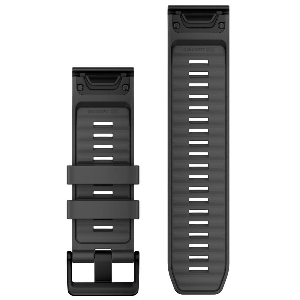 Garmin Quickfit Silikon Armband 26mm Graphit fenix 8 51mm u.a. bei CardioZone günstig online kaufen