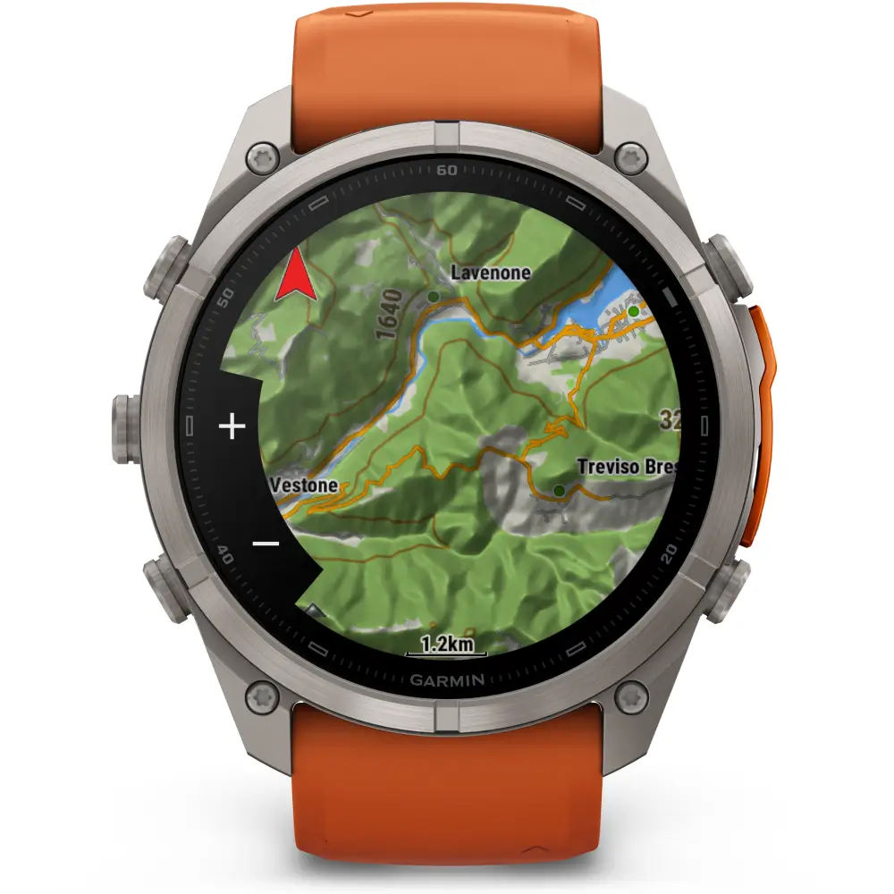 Garmin fenix 9 Pro inReach 51 mm Titan Autumn Orange/Spark Orange