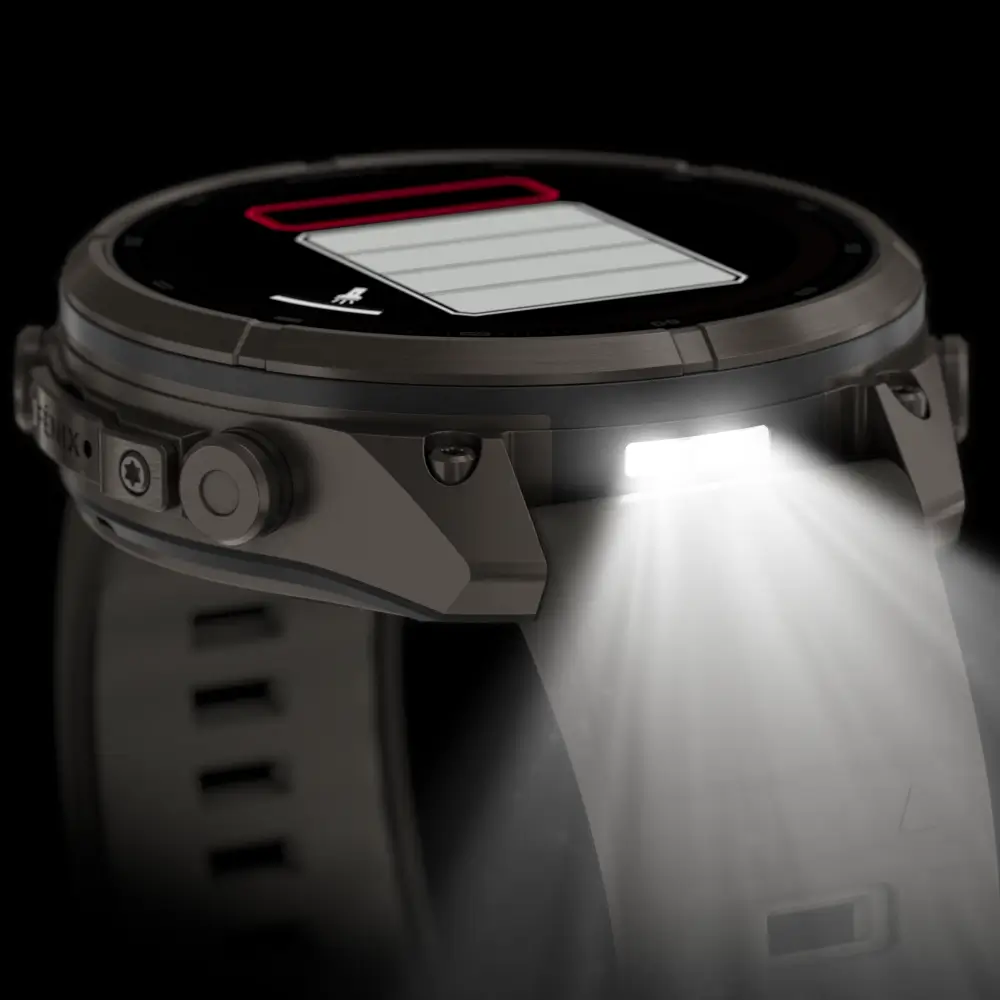 Garmin fenix 9 Pro inReach Solar 47 mm Titan Kieselgrau/Silbergrau