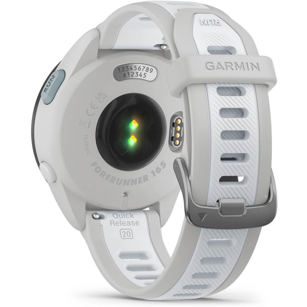 Garmin Forerunner 165 Dunstgrau/Steinweiss smarte Laufuhr bei CardioZone günstig online kaufen