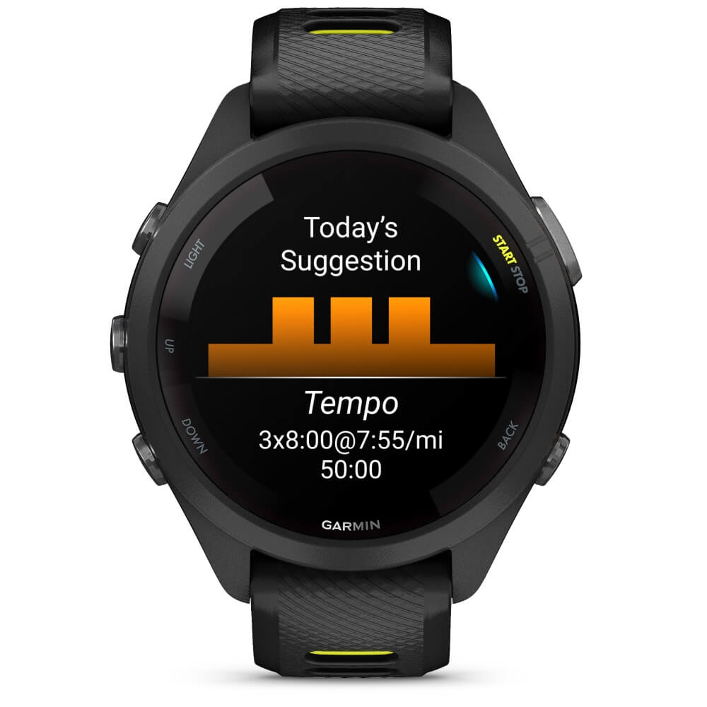 Garmin Forerunner 265S Schwarz - Schwarz/Zitronengelb bei CardioZone günstig online kaufen