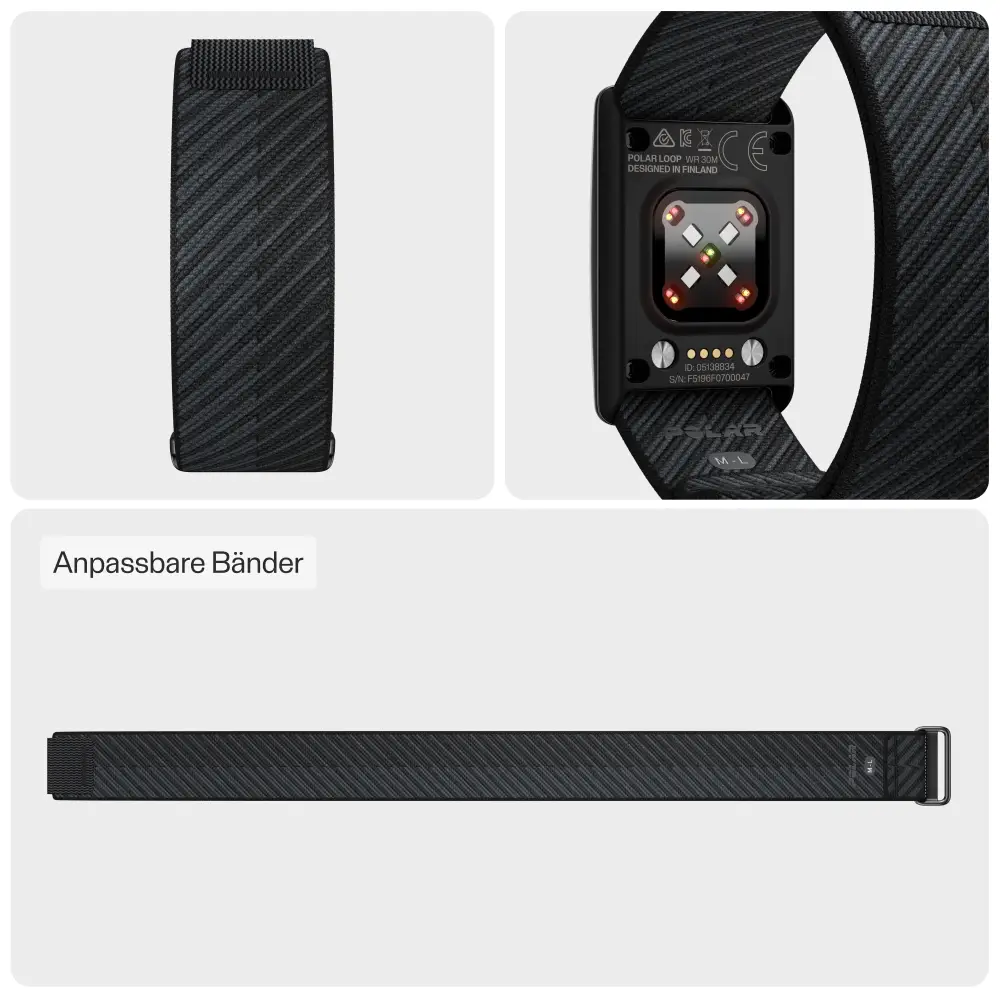 Polar Loop SoftWeave Wechselarmband – Night Black