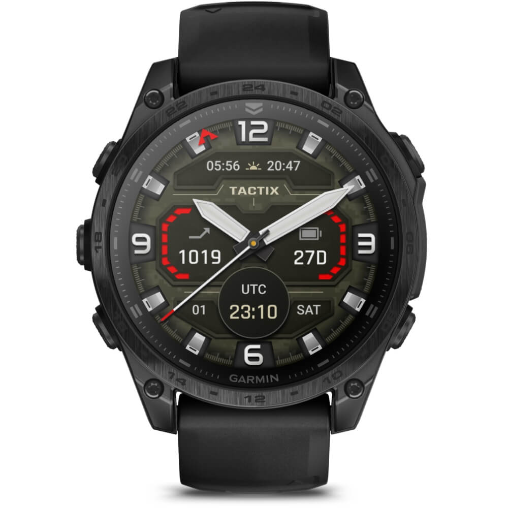Garmin tactix 8 47 mm AMOLED Sapphire Schwarz Titan DLC Silikon-Armband 22mm bei CardioZone günstig online kaufen