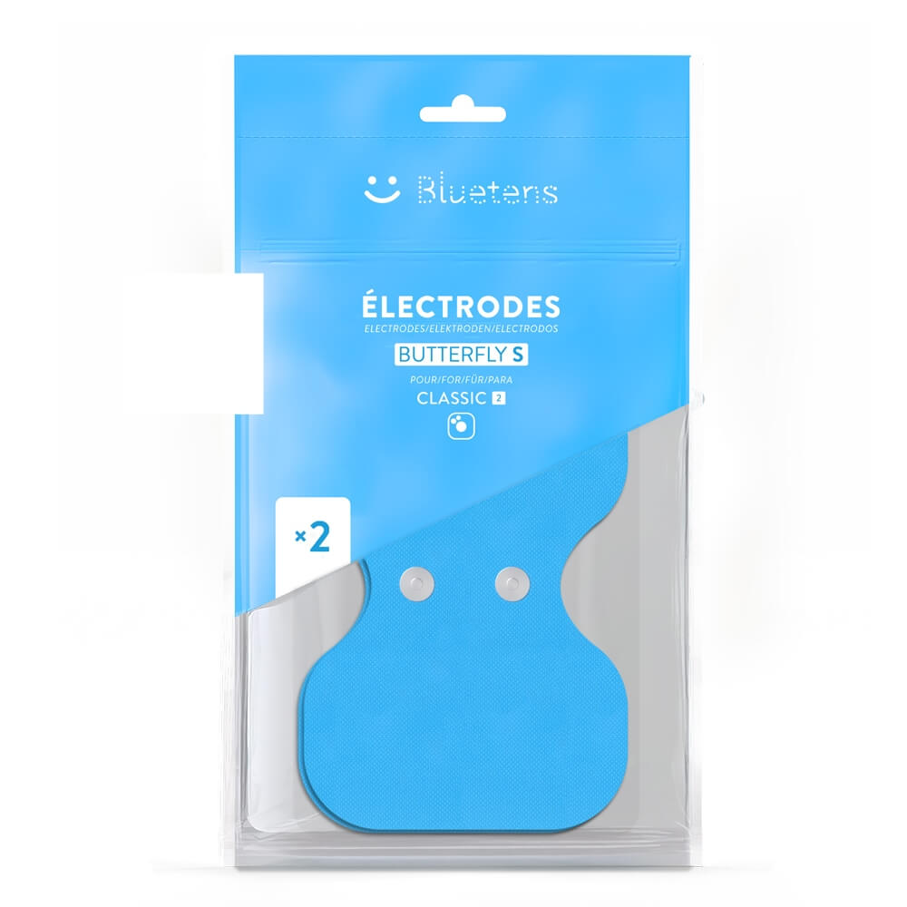 Bluetens – Butterfly V2 – Klebe-Elektroden – Gr. S blau – magnetisch 2 St. Bluetens – Butterfly V2 – Klebe-Elektroden – Gr. S blau – magnetisch 2 St.