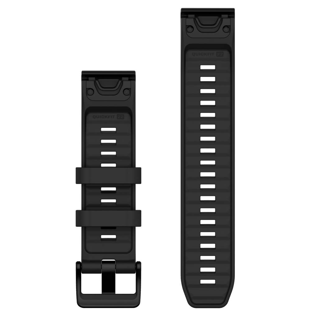 Garmin Quickfit Silikon Armband 22mm Schwarz fenix 8 47mm u.a. bei CardioZone günstig online kaufen