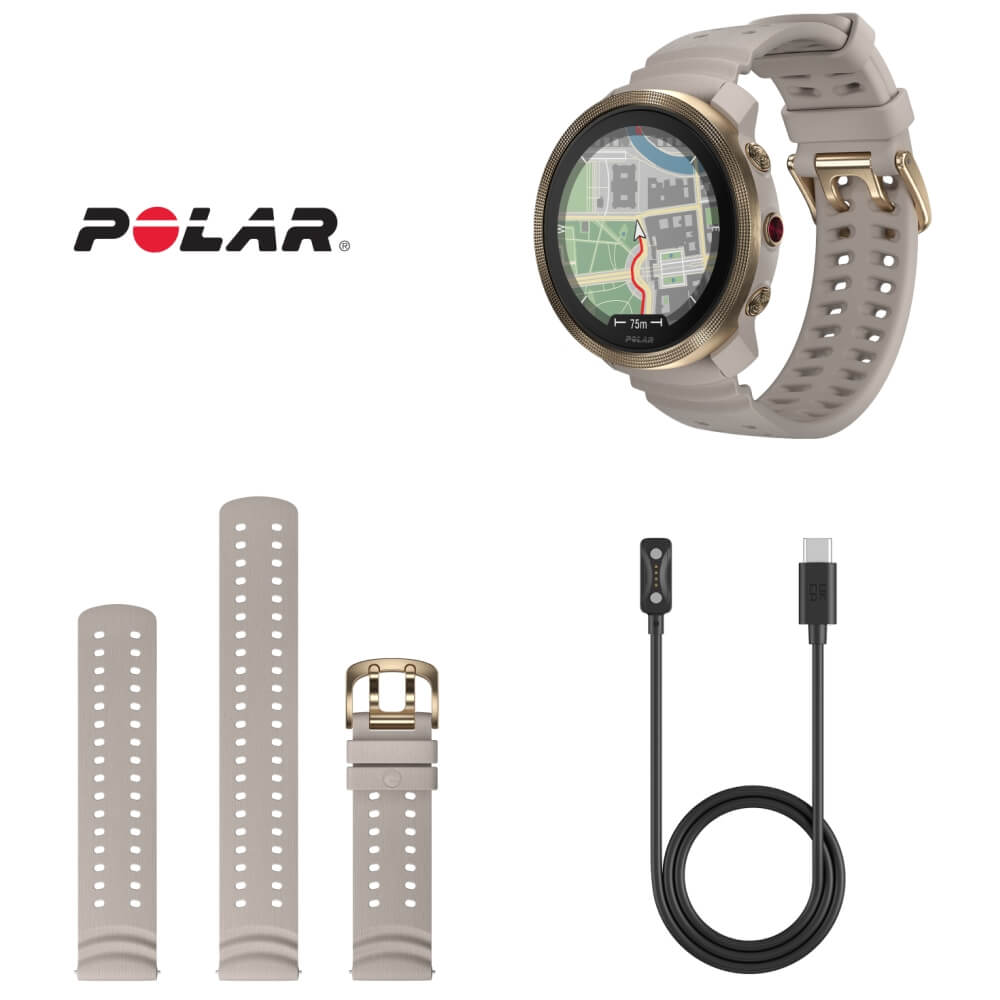 POLAR Vantage M3 Greige Gold Multisport Uhr Gr. S-L bei CardioZone günstig online kaufen