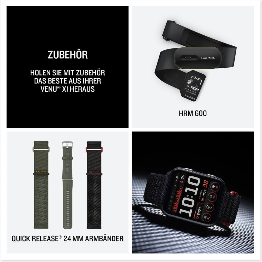 Garmin Venu X1 Moosgrün Premium Smartwatch mit 2-Zoll AMOLED und Maps bei CardioZone günstig online kaufen