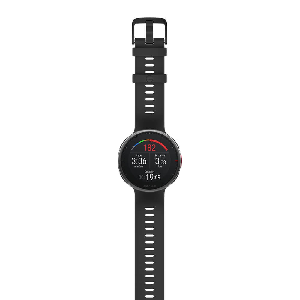 POLAR Vantage V2 Wechselarmband 22mm Schwarz Grösse S/L für einfachen Wechsel ohne Werkzeug in unserem Onlineshop günstig kaufen