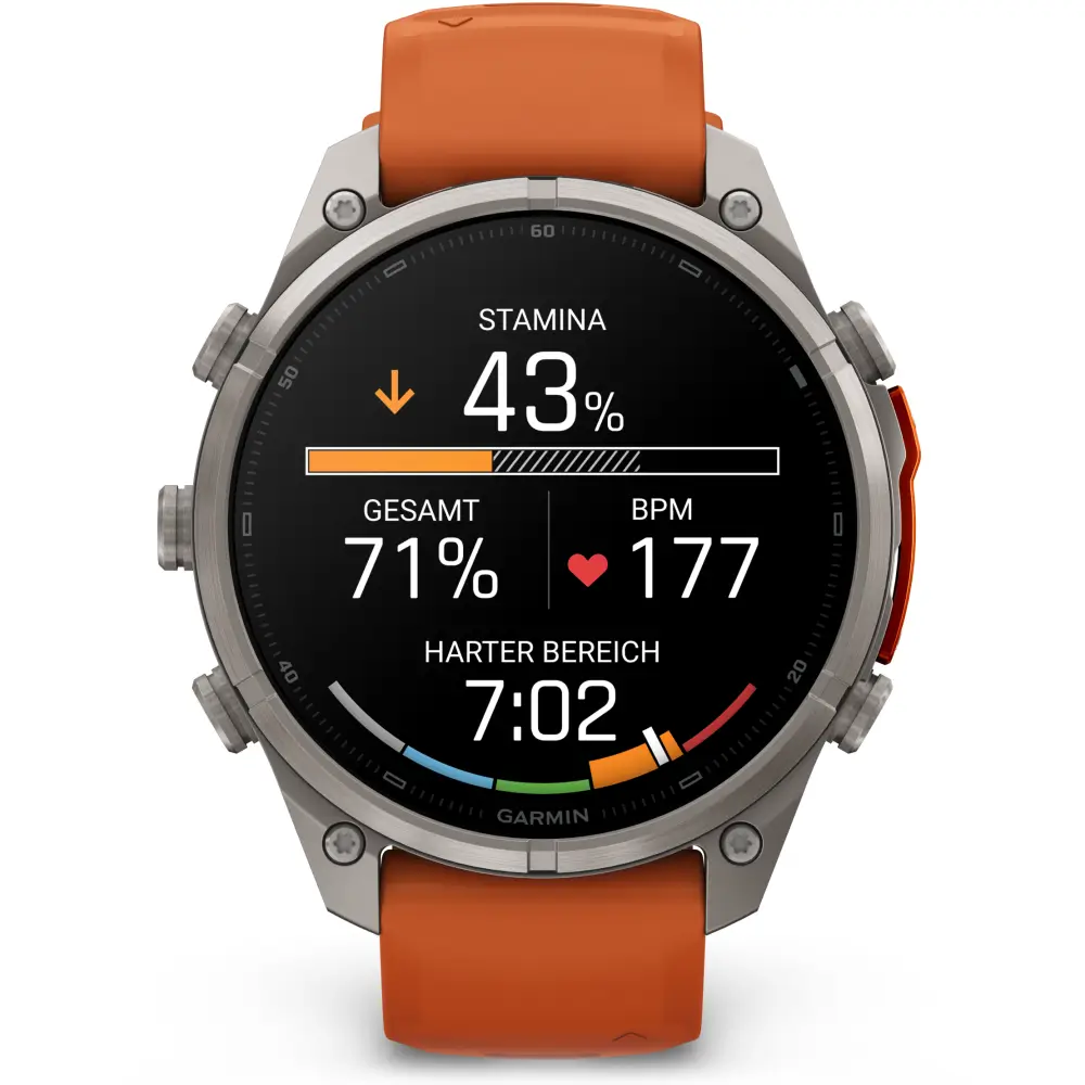 Garmin fenix 9 Pro inReach 47 mm Titan Autumn Orange/Spark Orange