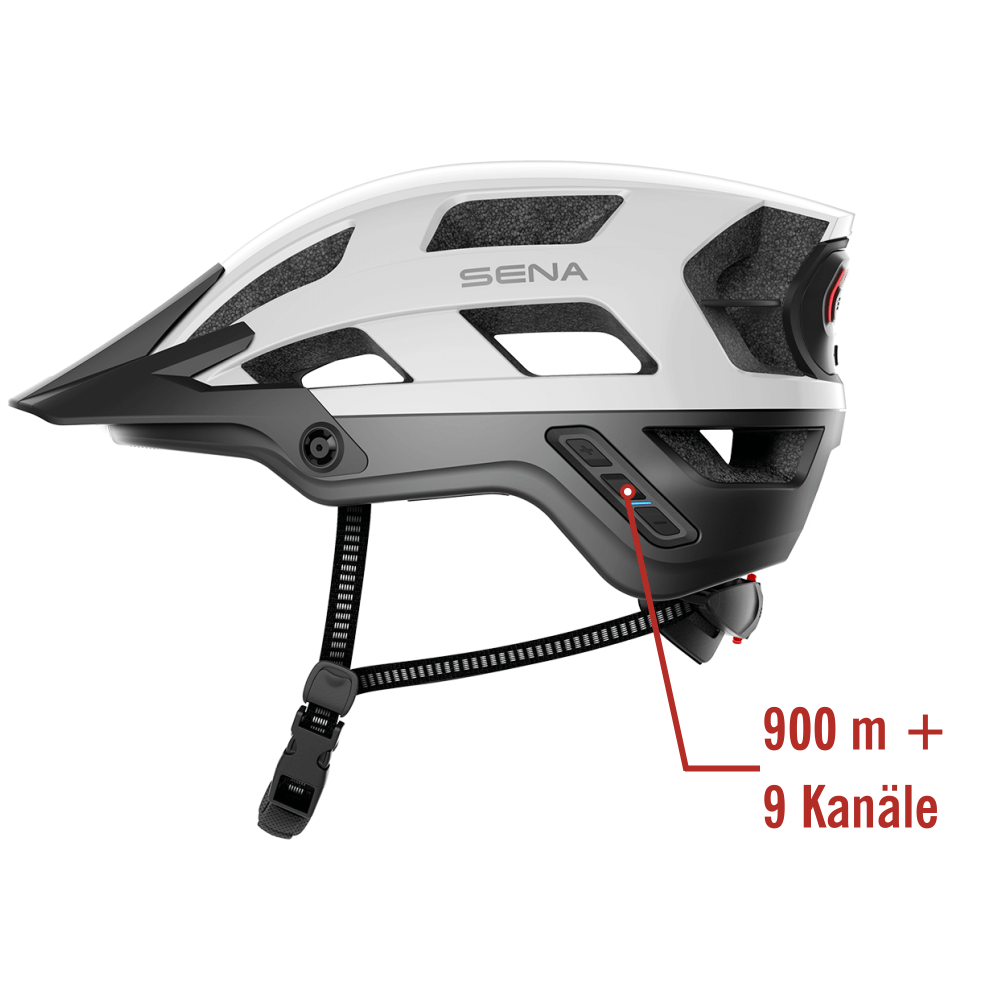 Sena M1 EVO Fahrradhelm mit Mesh Intercom Matt-Schwarz bei CardioZone entdecken und günstig online kaufen