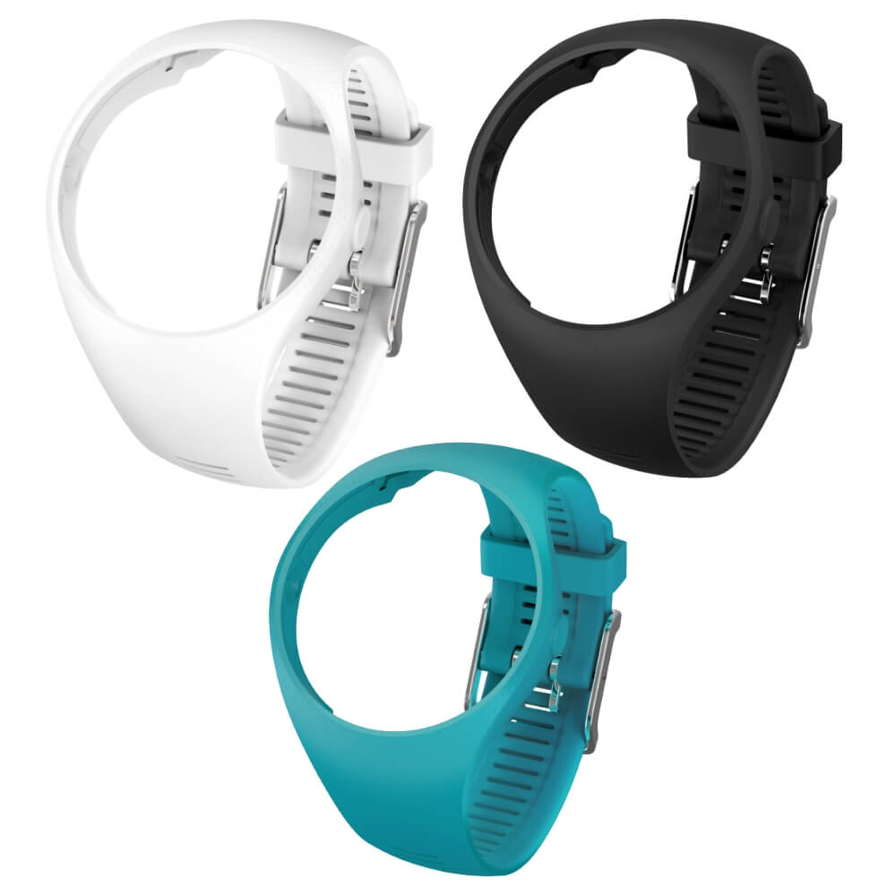 POLAR M200 Wechselarmband Schwarz, Weiss oder Blau bei CardioZone günstig online kaufen