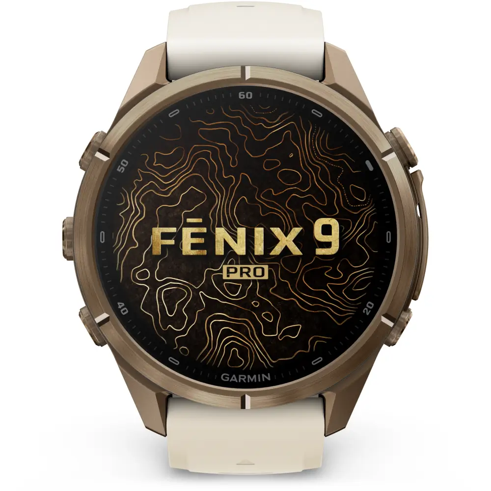 Garmin fenix 9 Pro inReach 43 mm Autumn Gold Titan Creme/French Gray