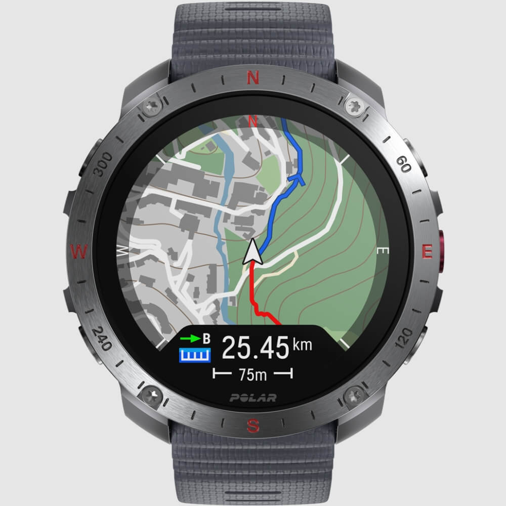 POLAR Grit X2 Pro Outdoor Multisportuhr Silber-Grau S-L bei CardioZone günstig online kaufen
