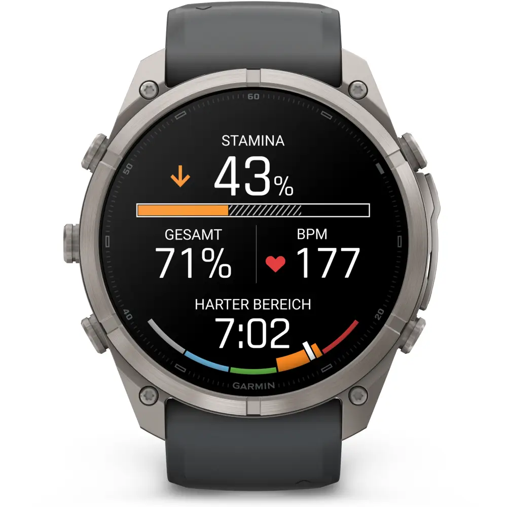 Garmin fenix 9 Pro inReach 51 mm Titan Graphit/Schwarz