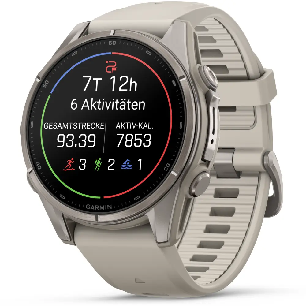 Garmin fenix 9 43mm Nebelgrau/Titan