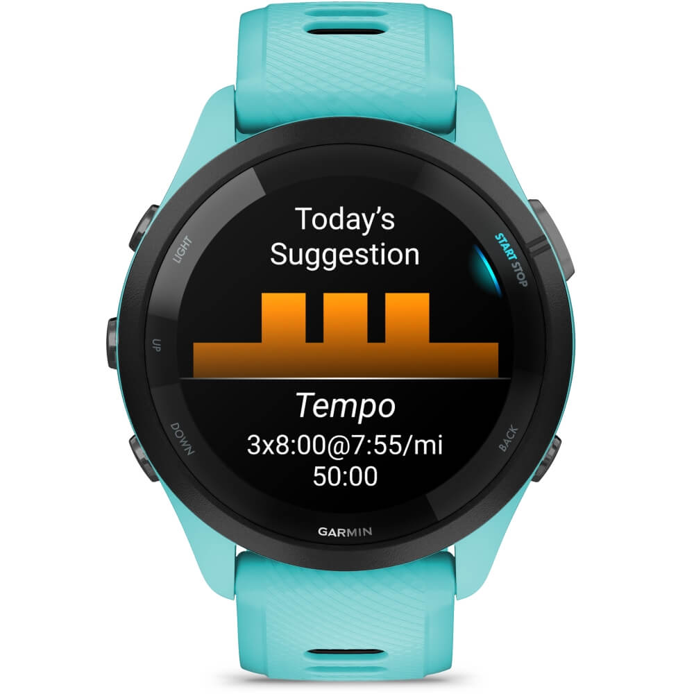 Garmin Forerunner 265 Tuerkisblau/Schwarz  bei CardioZone günstig online kaufen