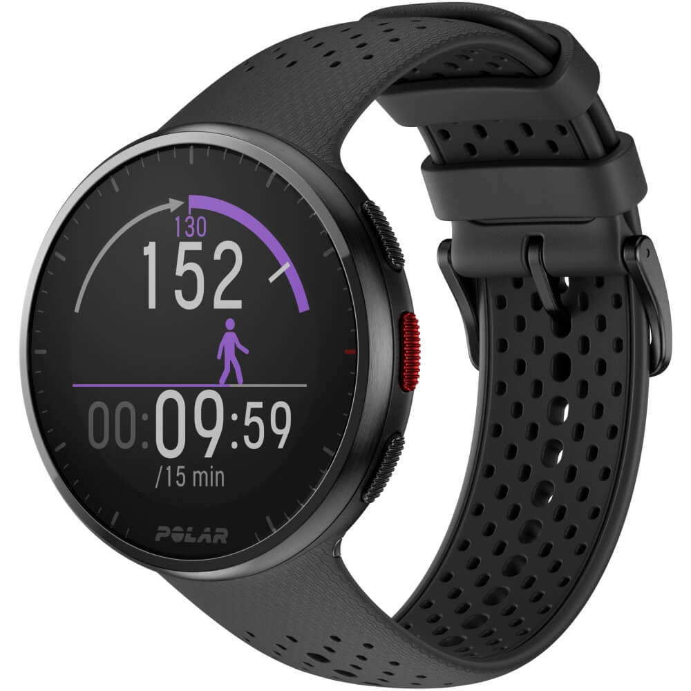 Polar Pacer Pro Schwarz-Grau GPS Laufuhr Gr. S-L bei CardioZone entdecken und günstig online kaufen