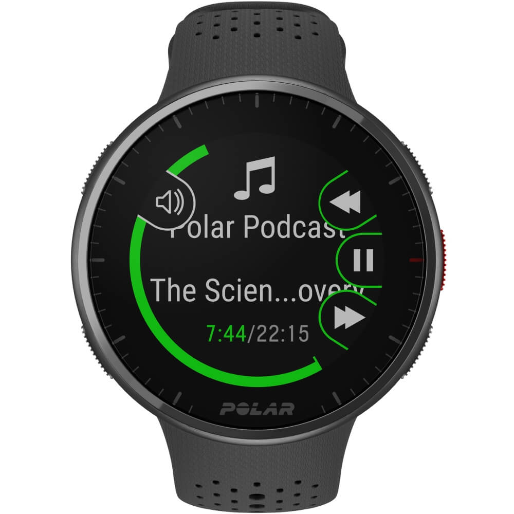 Polar Pacer Pro Schwarz-Grau GPS Laufuhr Gr. S-L bei CardioZone entdecken und günstig online kaufen