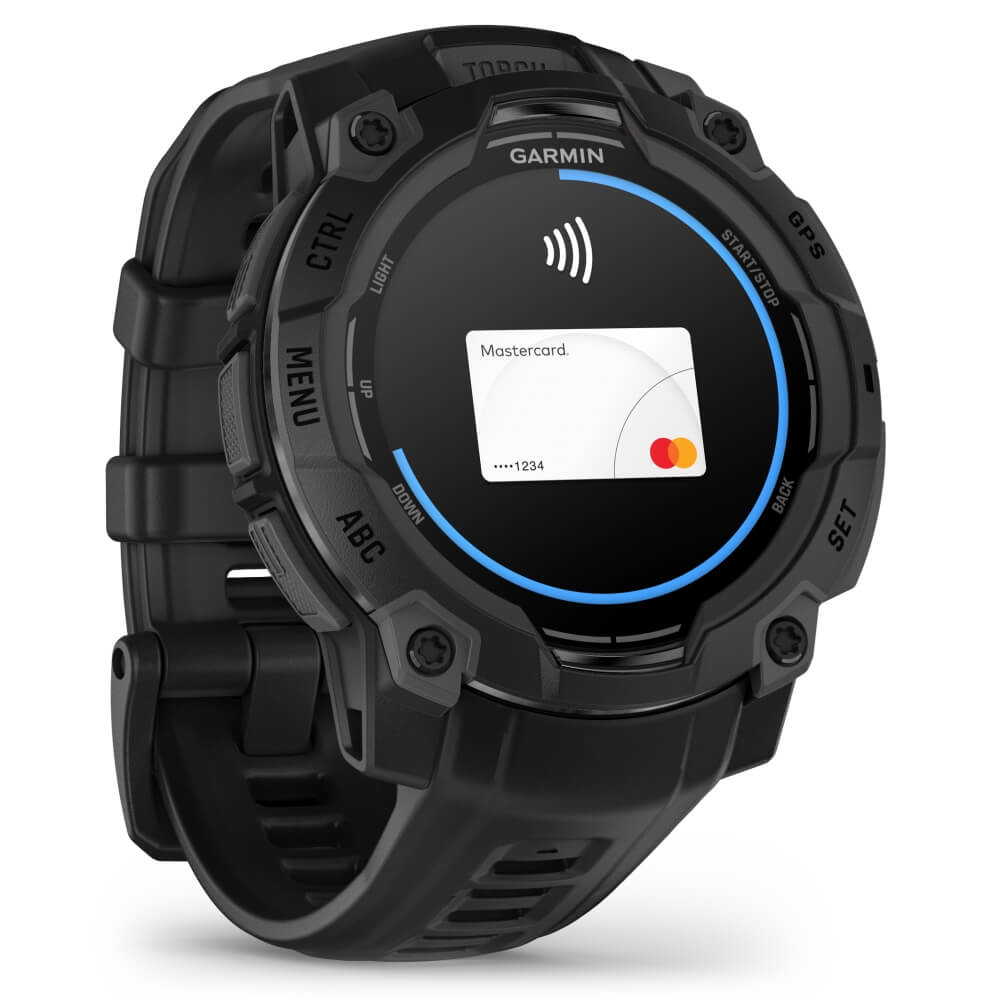 Garmin Instinct 3 AMOLED 45 mm Schwarz 22mm Silikonarmband Schwarz bei CardioZone günstig online kaufen