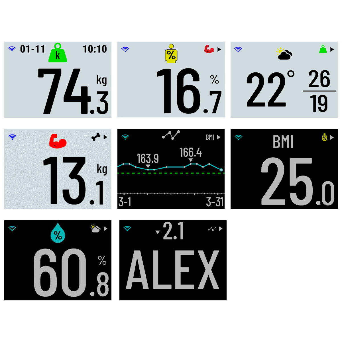 Garmin Index S2 Smart digitale Körperwaage m. WLAN + Bluetooth in Schwarz oder Weiss bei CardioZone günstig online kaufen