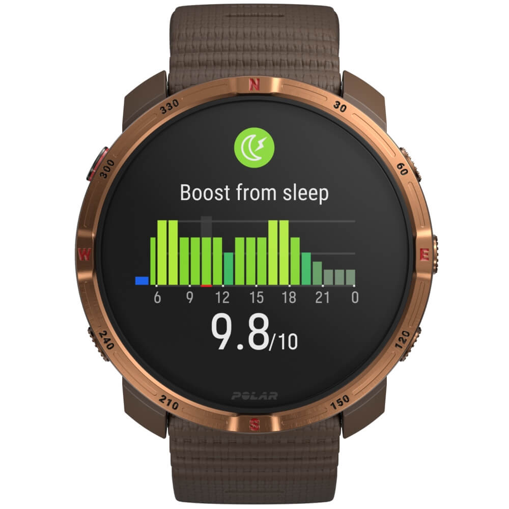 POLAR Grit X2 Braun/Kupfer Advanced AMOLED Outdoor Multisportuhr S-L bei CardioZone online kaufen