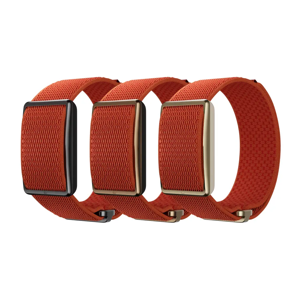 Polar Loop SoftWeave Wechselarmband – Orange Flame - kombiniert mit Loop Versionen 
