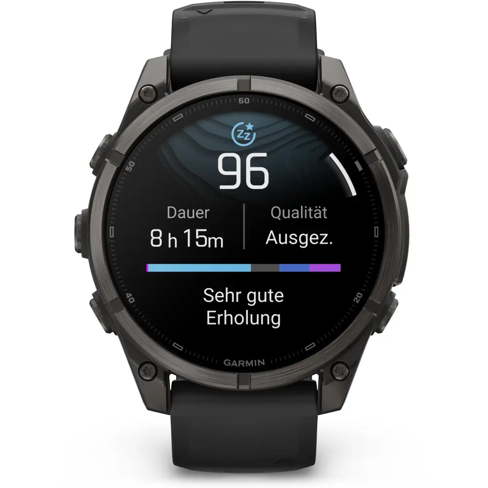 Garmin fenix 9 47mm Schwarz/Carbongrau DLC Titan