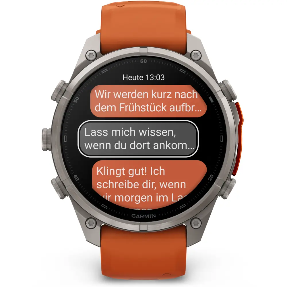 Garmin fenix 9 Pro inReach 47 mm Titan Autumn Orange/Spark Orange