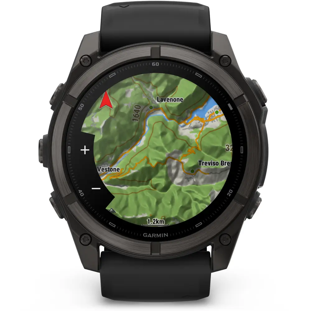 Garmin fenix 9 51mm Schwarz/Carbongrau DLC Titan