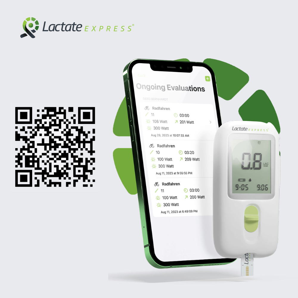 Lactate Express Diagnostics App vom Marktführer mesics jetzt downloaden