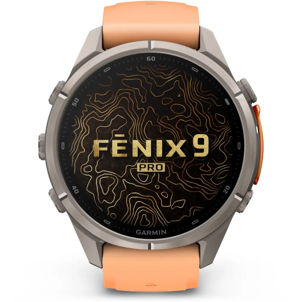 Garmin fenix 9 Pro inReach 43 mm Titan Shell Pink/Autumn Orange