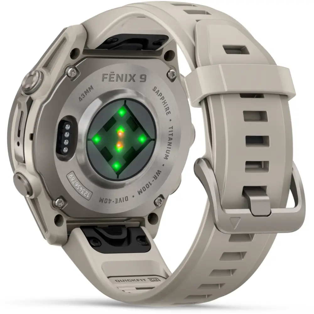 Garmin fenix 9 43mm Nebelgrau/Titan