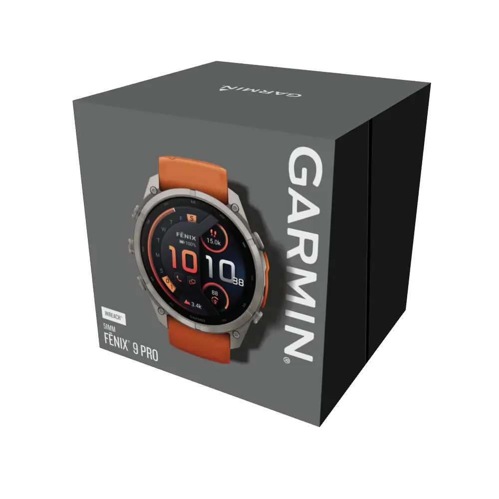Garmin fenix 9 Pro inReach 51 mm Titan Autumn Orange/Spark Orange