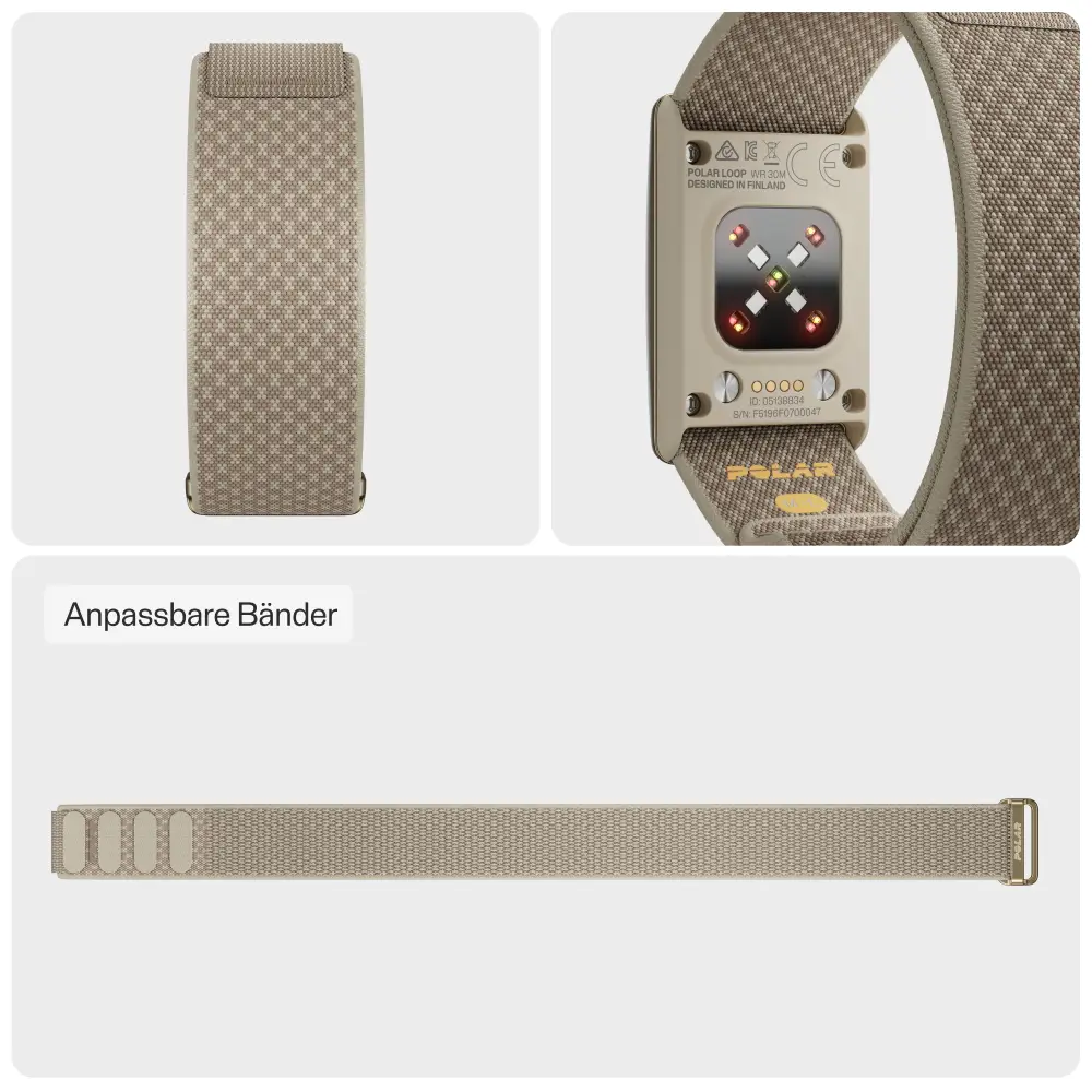 Polar Loop SoftWeave Wechselarmband – Greige Sand