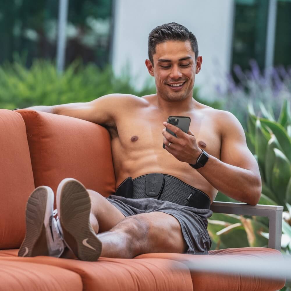 Compex Corebelt 3.0 Bauch und Rückentrainer Set bei CardioZone online kaufen