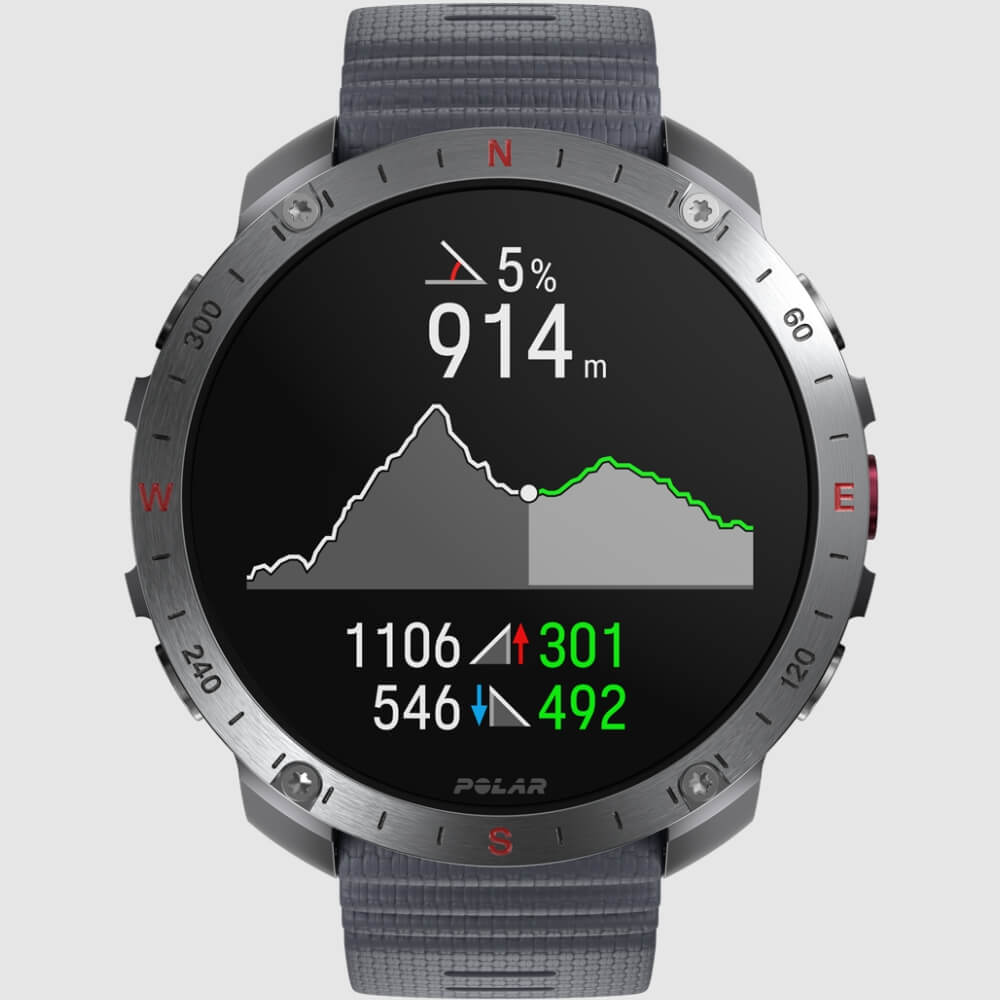 POLAR Grit X2 Pro Outdoor Multisportuhr Silber-Grau S-L bei CardioZone günstig online kaufen