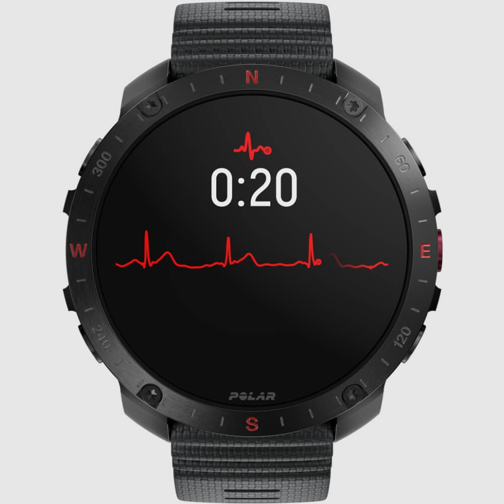POLAR Grit X2 Pro Night Black Bundle mit Nylon Klettarmband Schwarz bei CardioZone günstig online kaufen
