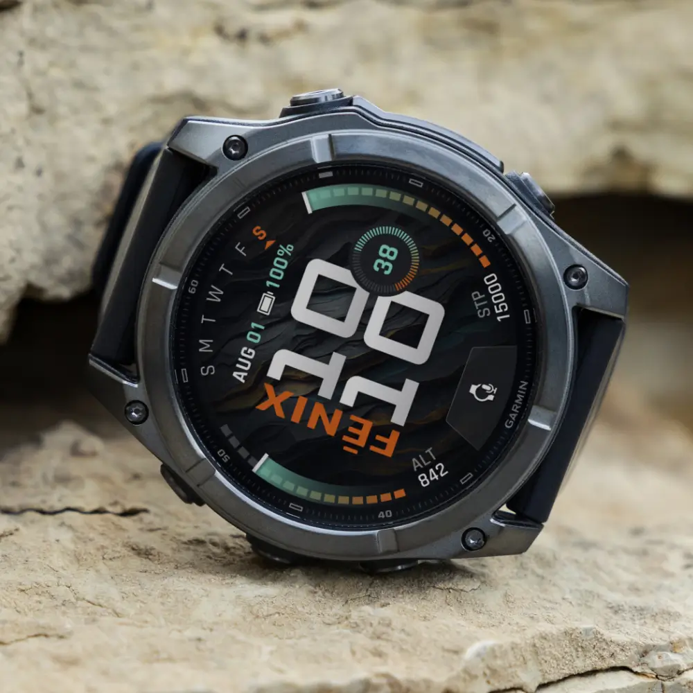 Garmin fenix 9 51mm Schwarz/Carbongrau DLC Titan