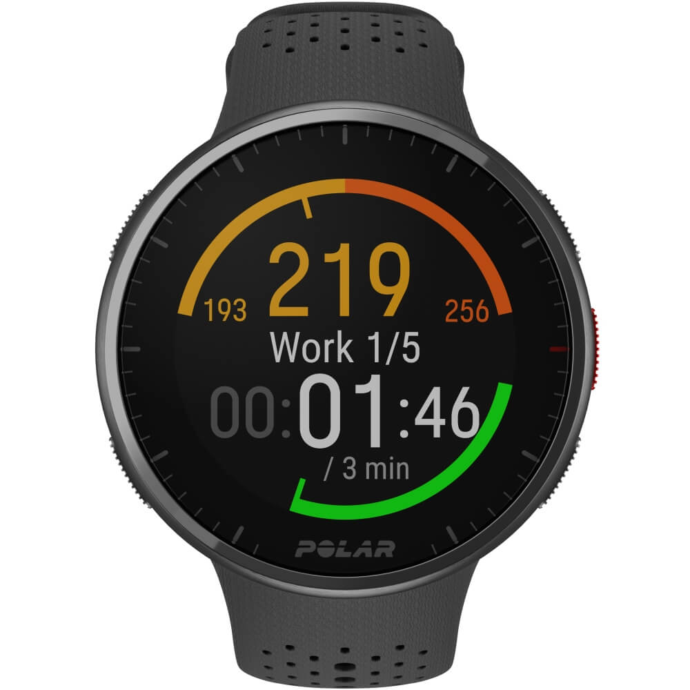 Polar Pacer Pro Schwarz-Grau GPS Laufuhr Gr. S-L bei CardioZone entdecken und günstig online kaufen