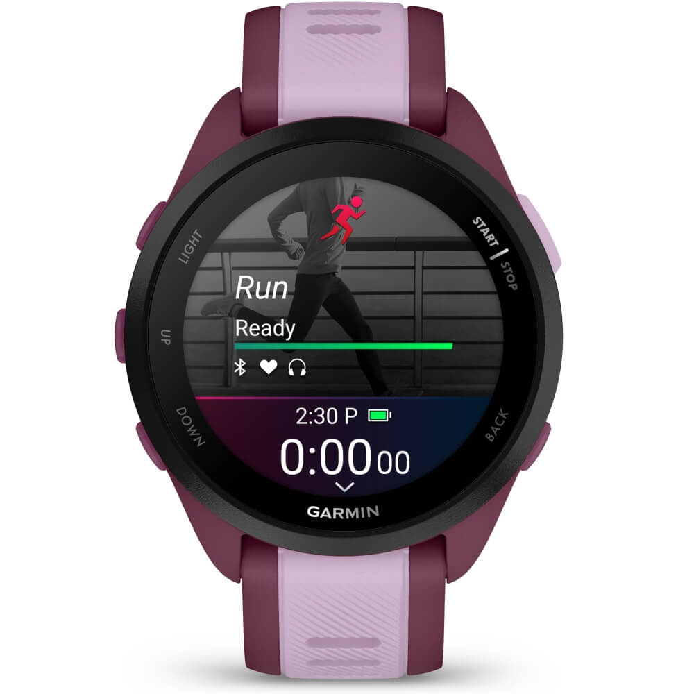 Garmin Forerunner 165 Music Beere/Flieder smarte Laufuhr bei CardioZone günstig online kaufen