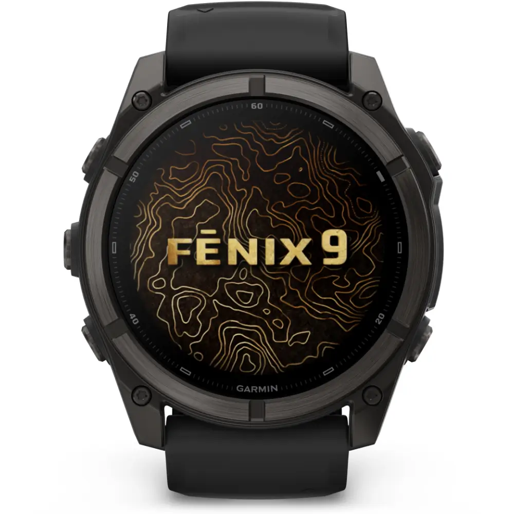 Garmin fenix 9 51mm Schwarz/Carbongrau DLC Titan