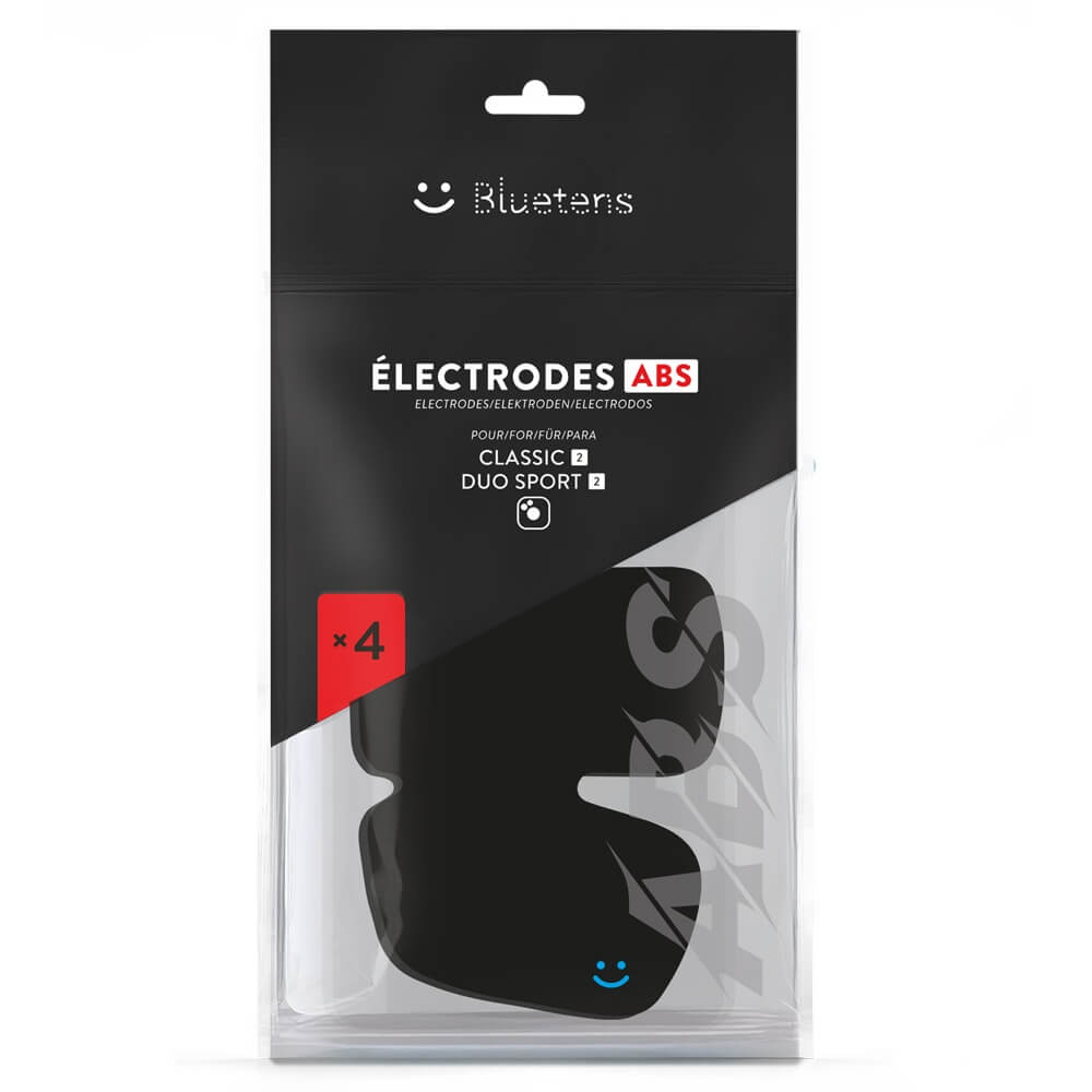 Bluetens – ABS 2 – Klebe-Elektroden – magnetisch 4 St. – für gezieltes Core-Training