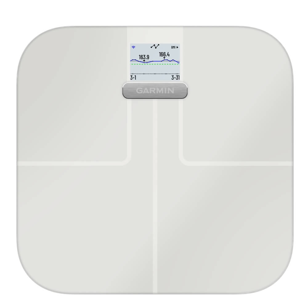 Garmin Index S2 Smart digitale Körperwaage m. WLAN + Bluetooth in Weiss bei CardioZone günstig online kaufen