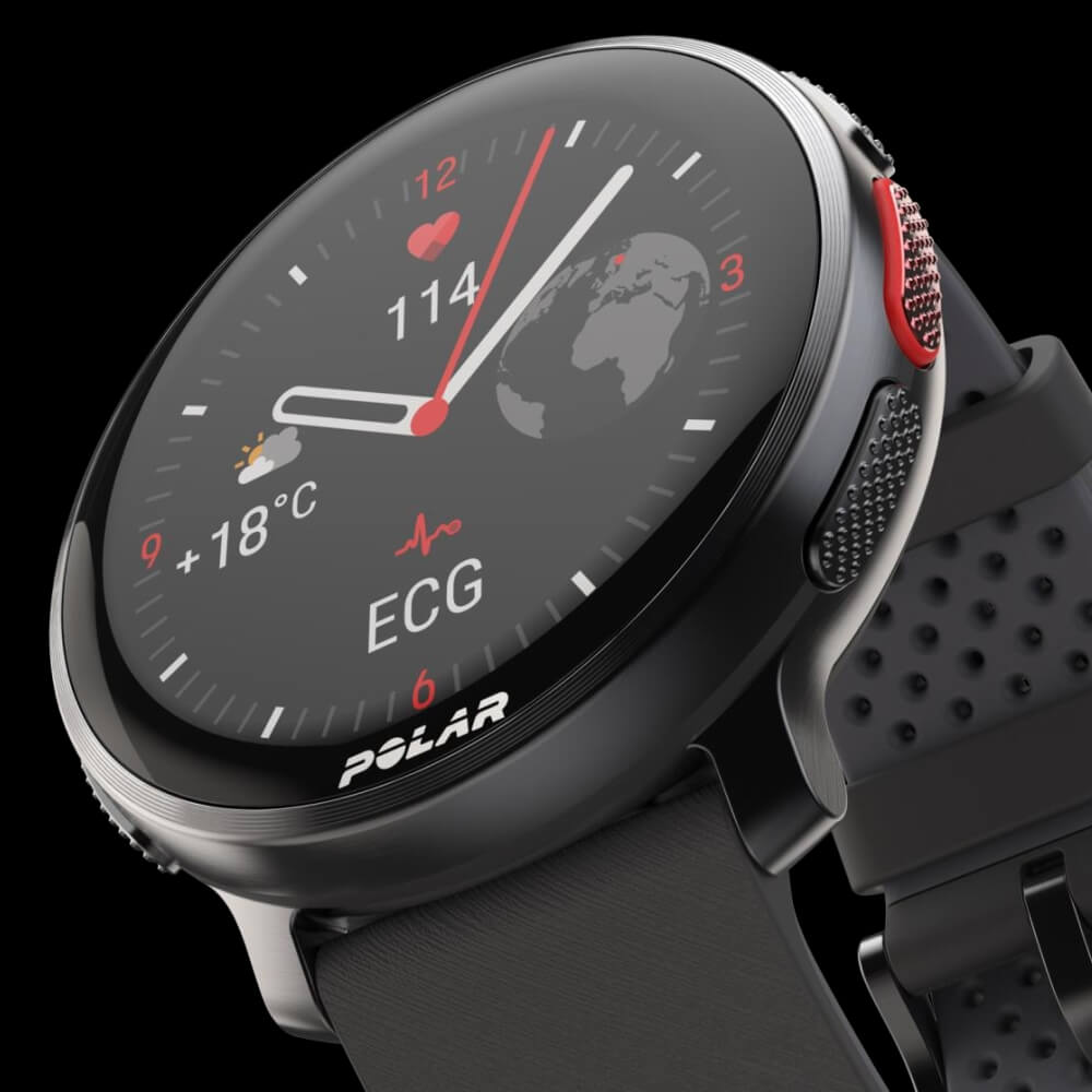 POLAR Vantage V3 Black Bundle Hook&Loop Nylon Klettarmband Orange bei CardioZone günstig online kaufen