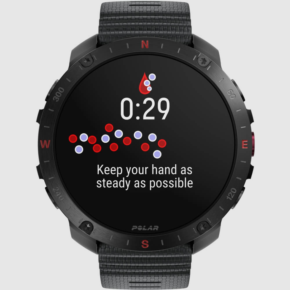 POLAR Grit X2 Pro Night Black Bundle mit Nylon Klettarmband Schwarz bei CardioZone günstig online kaufen